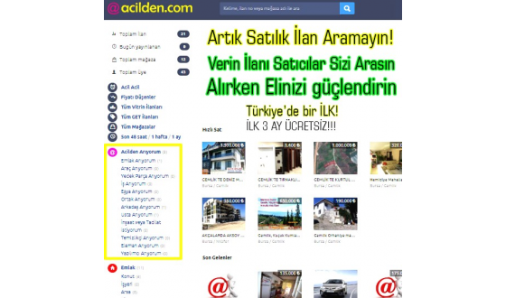 Türkiye'de bir ilk! İlan aramaya son.
