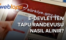 TAPU RANDEVUSU Nasıl alınır?  Web Tapu Randevu Alma 2025