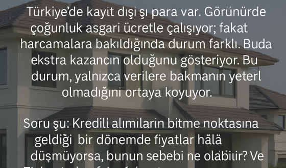 "KONUT FİYATLARI NEDEN DÜŞMÜYOR? FAİZ İNDİRİMİ SONRASI SERT YÜKSELİŞ BEKLENTİSİNİN ARKASINDAKİ GERÇEKLER"