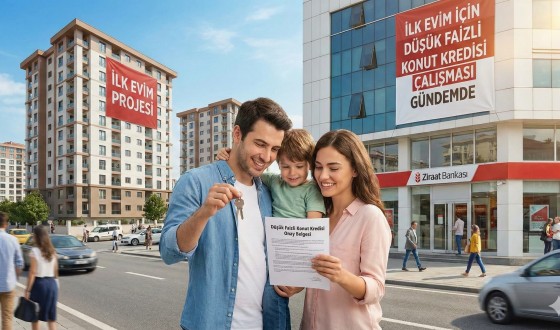 İlk Evim İçin Düşük Faizli Konut Kredisi Çalışması Gündemde